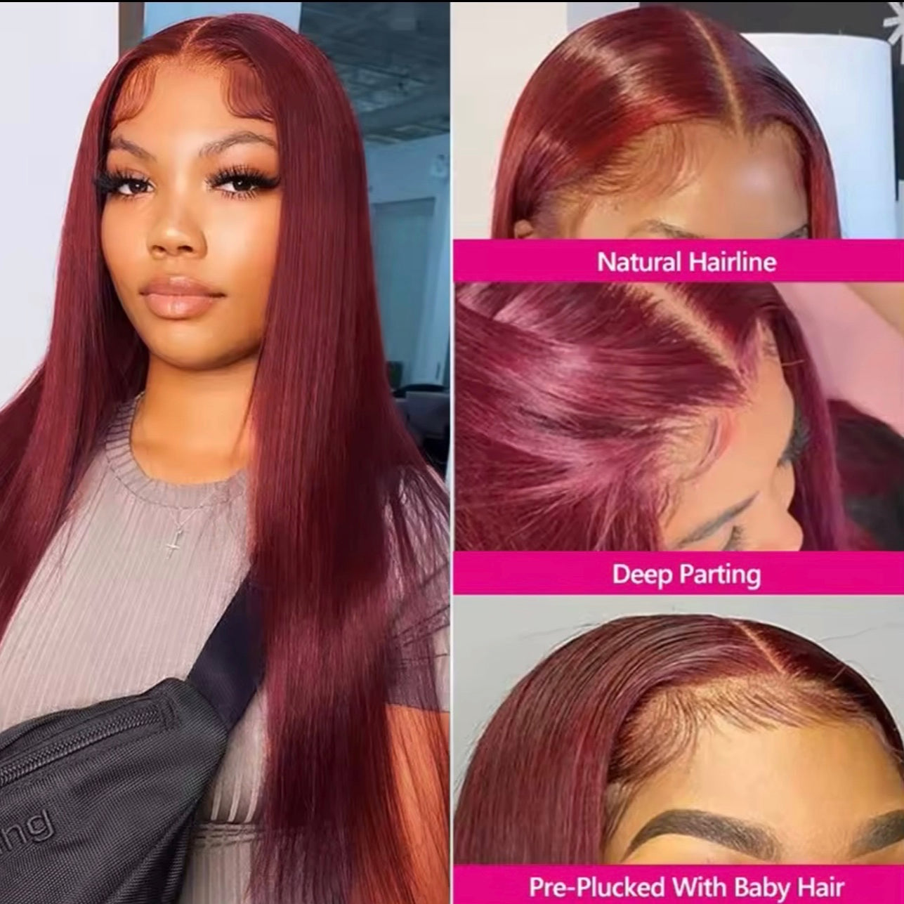 Accra Red Human Hair