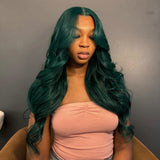3 Bundle Kinshasa Green Straight Vietnamese Wig