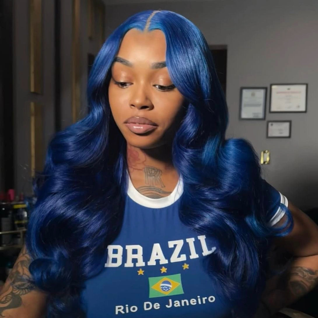 3 Bundle Soweto Blue Straight Vietnamese Wig